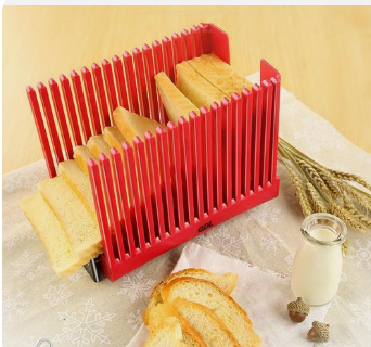 Foldable Toast Bread Slicer – Uniform Bread Cutting Tool