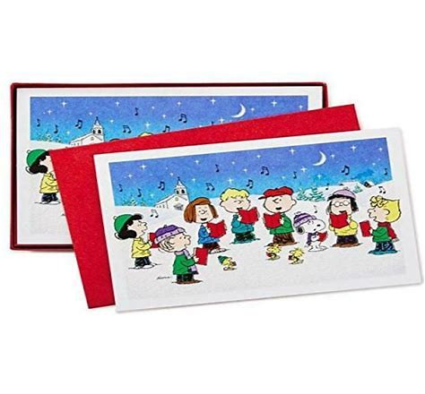 Hallmark Boxed Christmas Cards – Peanuts Gang (40 Cards with Envelopes)