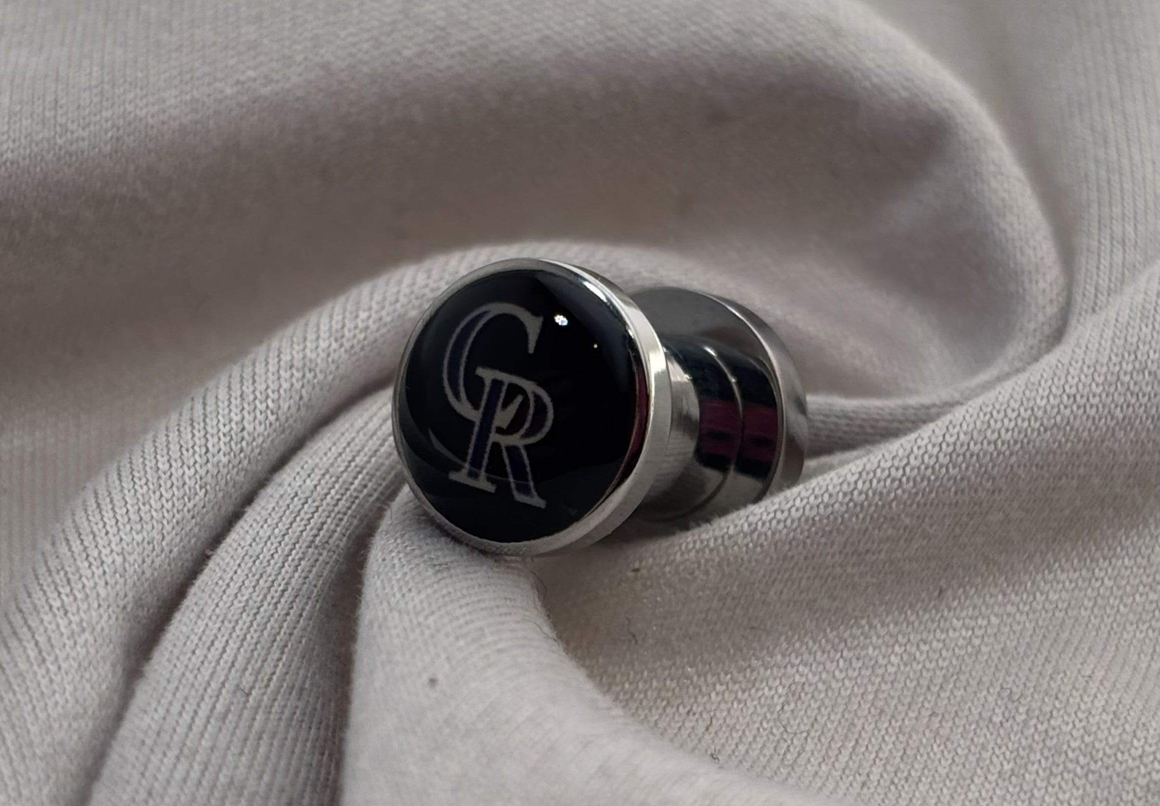 Licensed MLB Colorado Rockies Screw-On Fit Surgical Steel 2G 6mm Ear Plugs