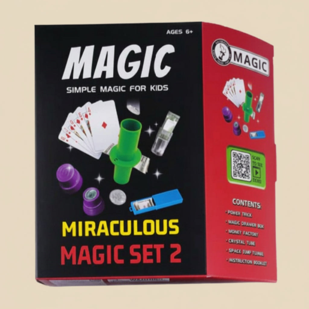 Miraculous Magic Set 2 – Beginner’s Magic Kit for Ages 6+