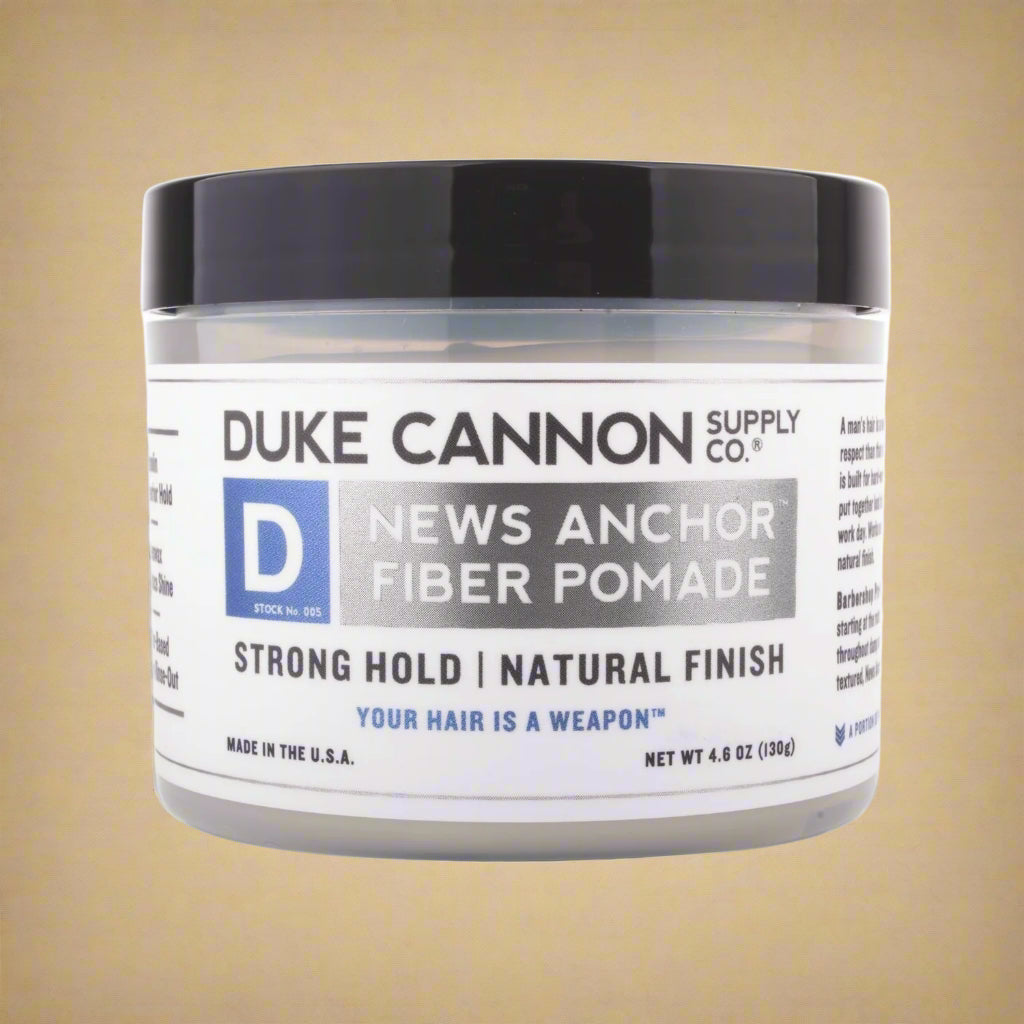 Duke Cannon Supply Co. News Anchor Fiber Pomade, Size: 4.6 Oz, Multicolor