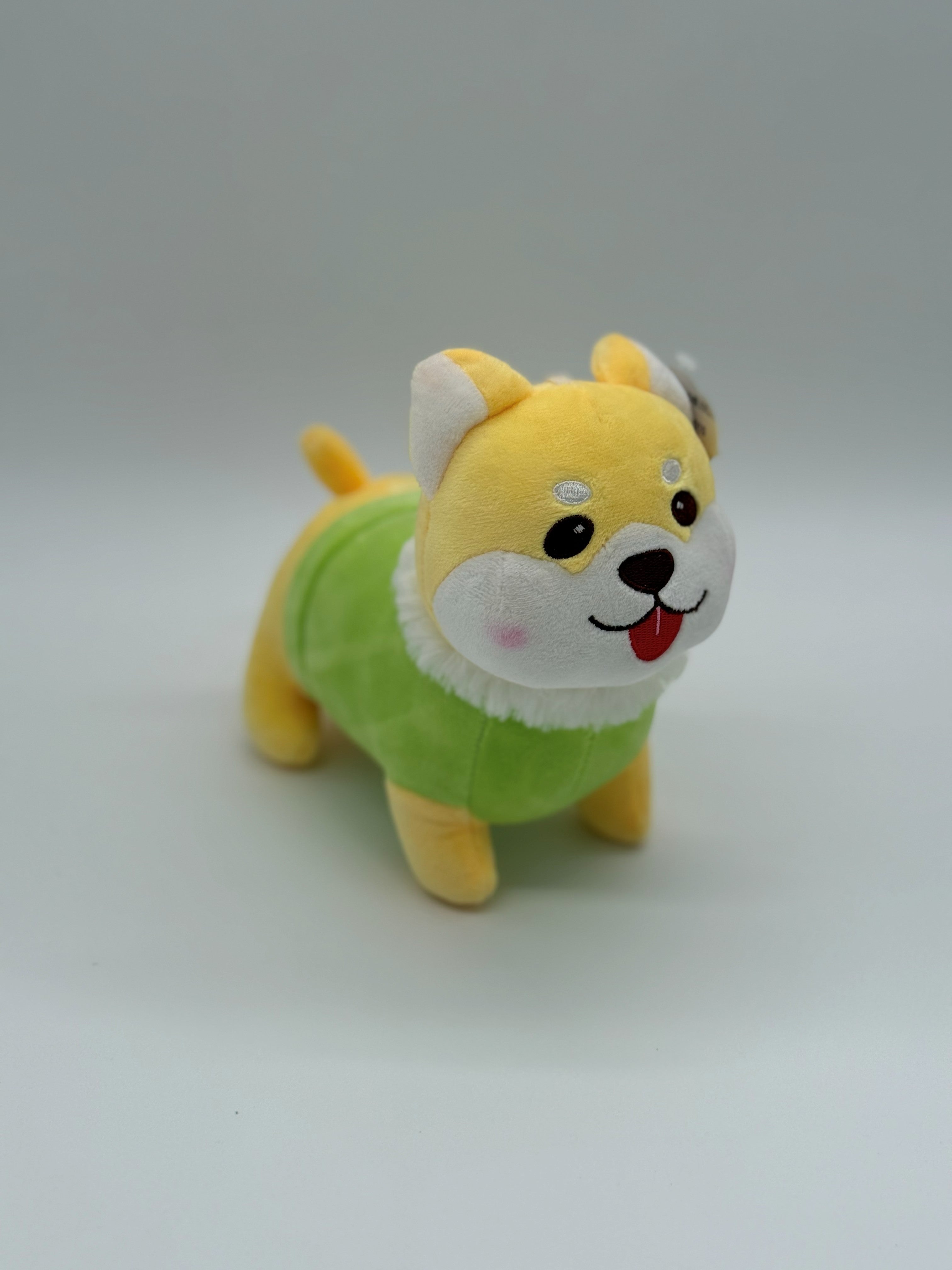 Small Yellow Puppy Plush Toy – 8" to 9" Cute Stuffed Dog Gift
