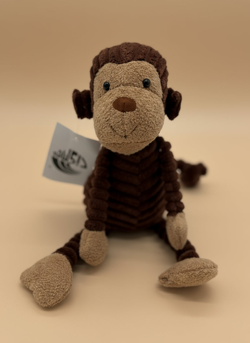 Soft Plush Cutie Monkey Stuffed Animal Toy – Medium Size (10" to 14")
