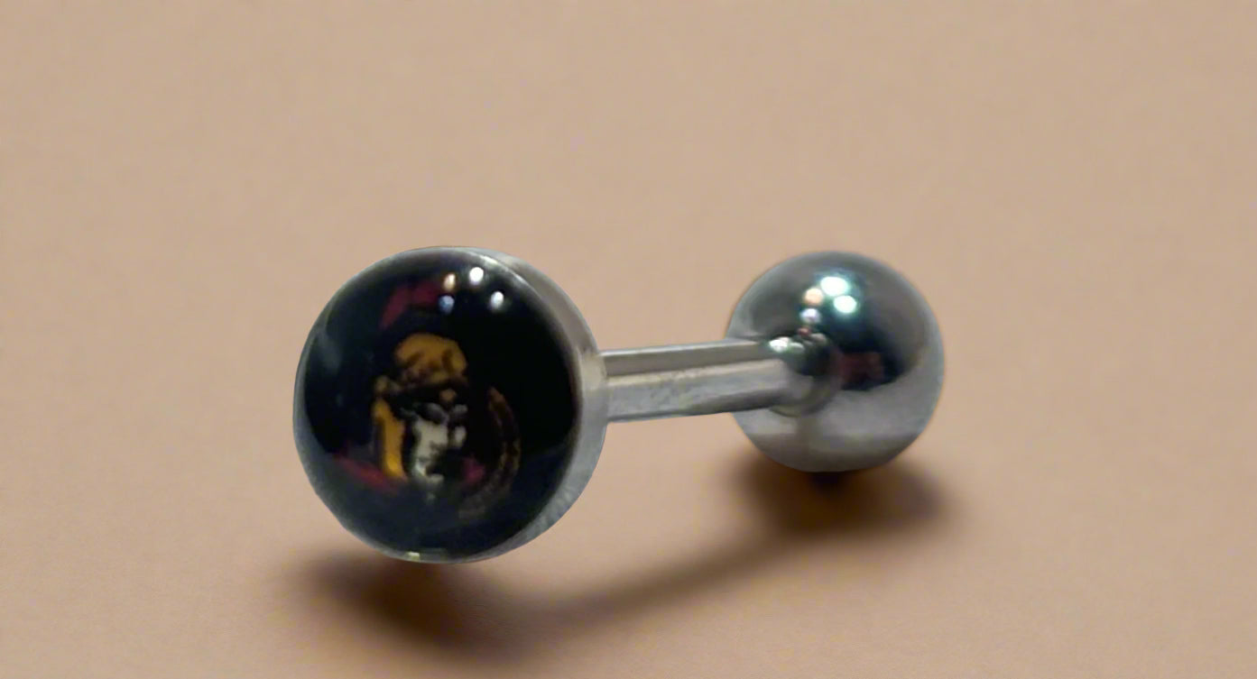 Officially Licensed NHL Ottawa Senators Logo Tongue Ring