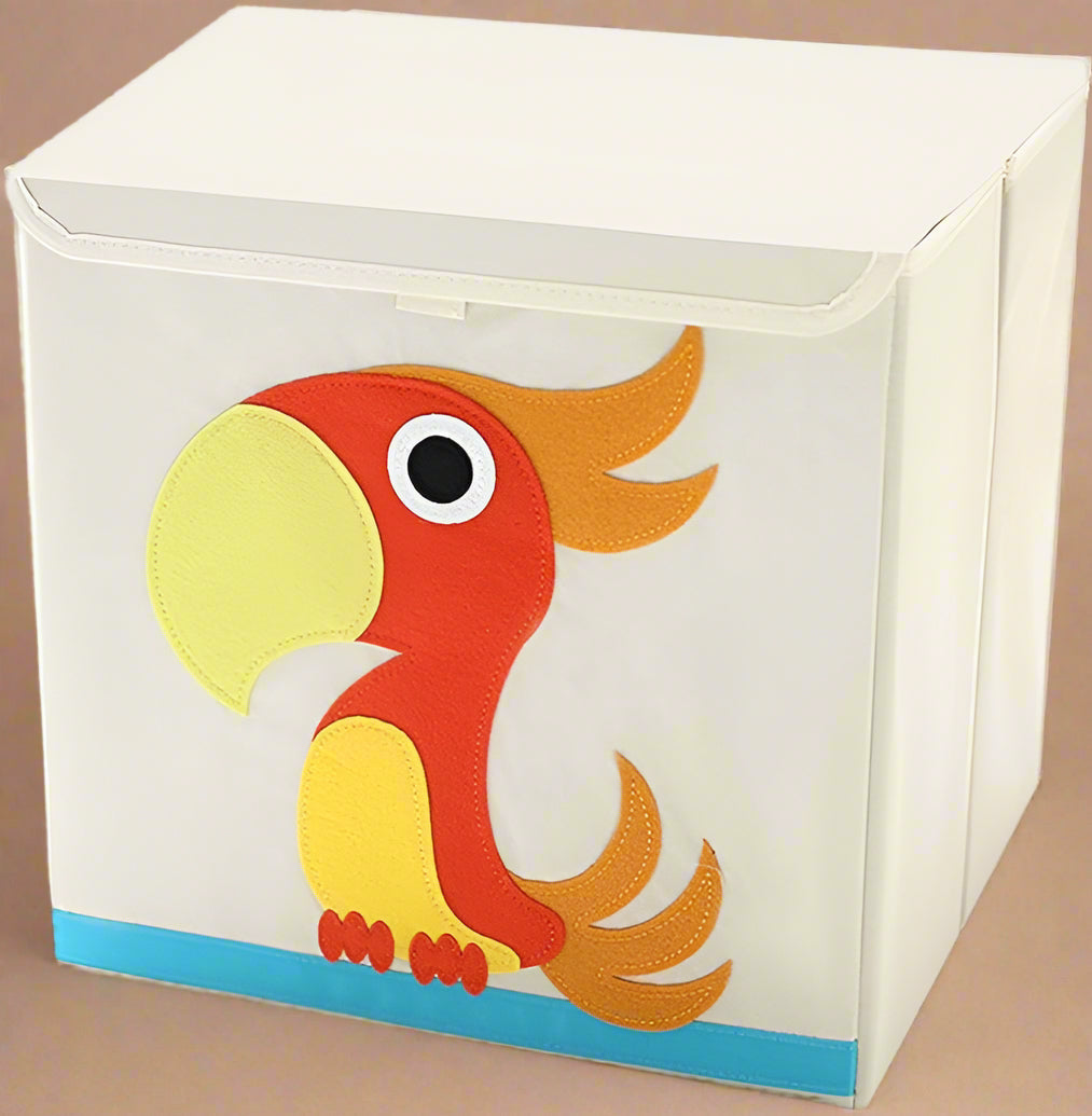 Kids’ Foldable Storage Box – Parrot Design