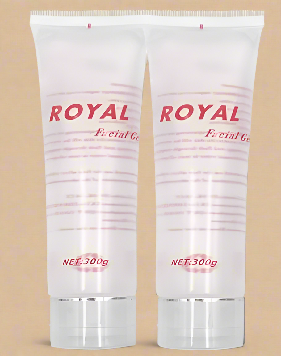 Radio Frequency Gel for RF Machine – Cooling Gel for Laser Hair Removal, Massage Therapy Cream for Women & Men – Royal Facial Gel Clear (Pack of 2)