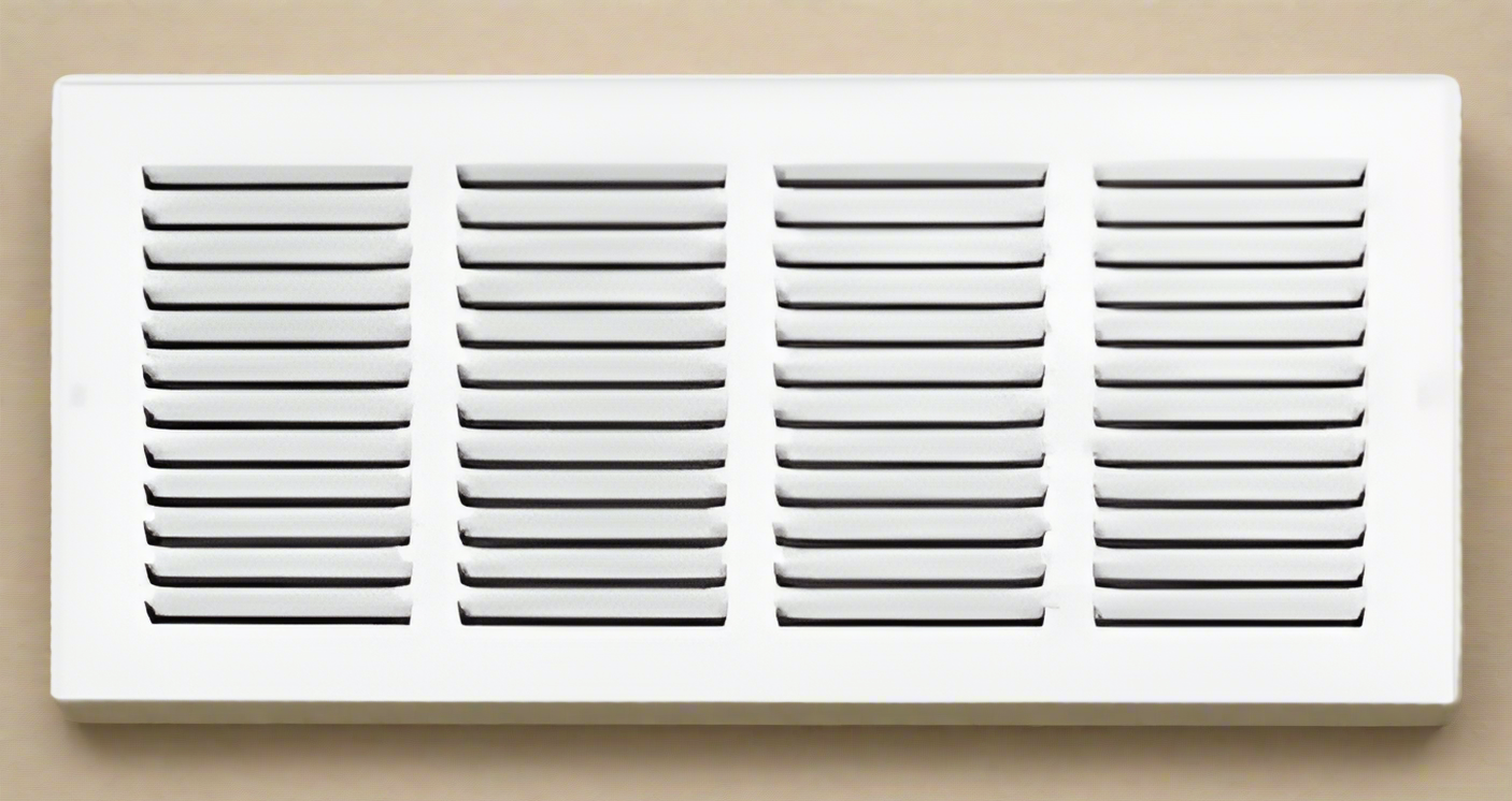 18 in. x 6 in. Steel Return Air Grille in White