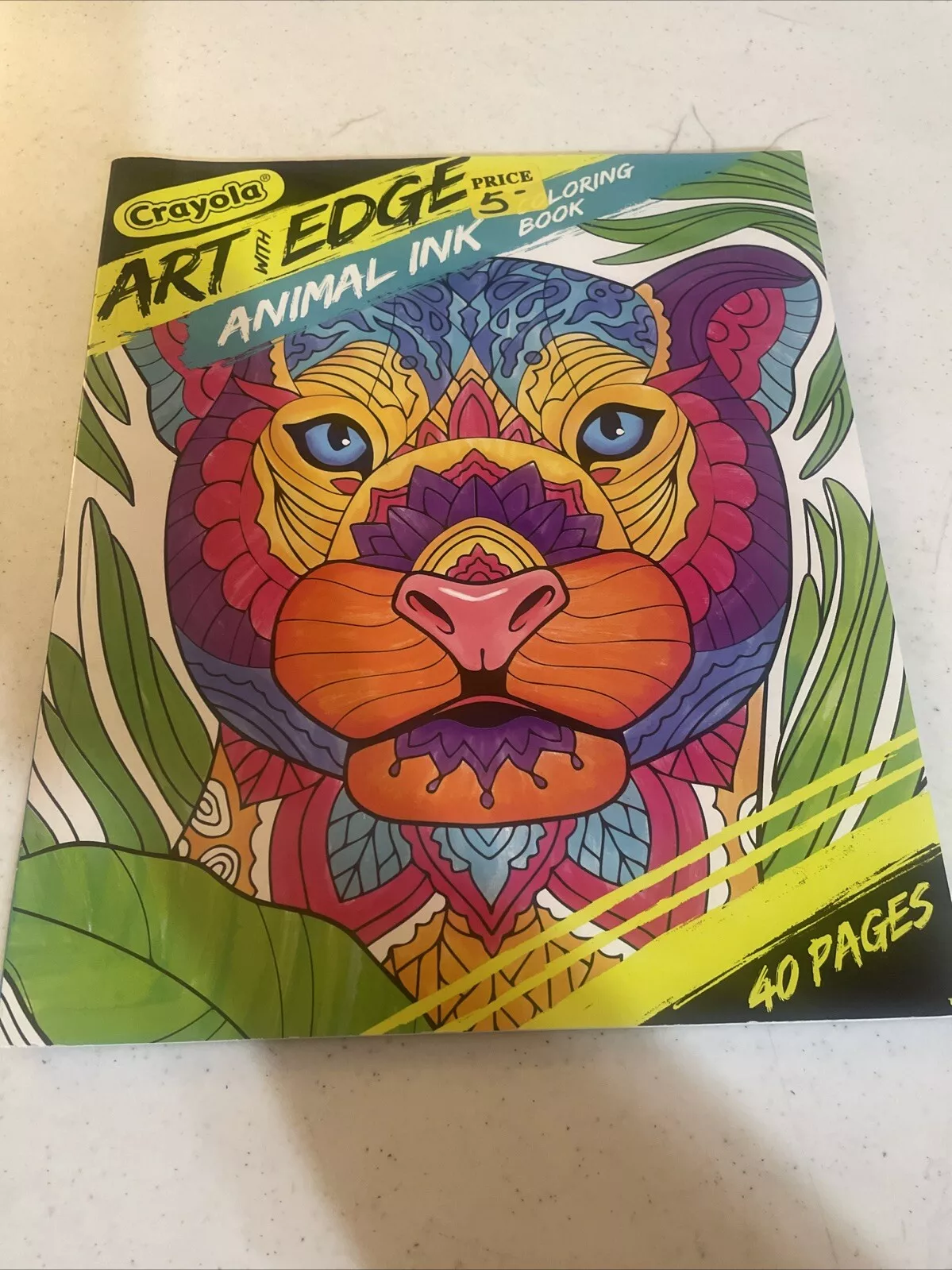 Crayola Art With Edge: Animal Ink Coloring Book