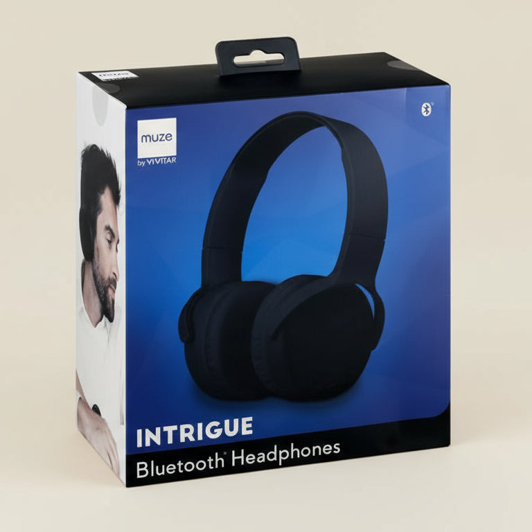 Muze by Vivitar Intrigue Bluetooth Wireless Headphones