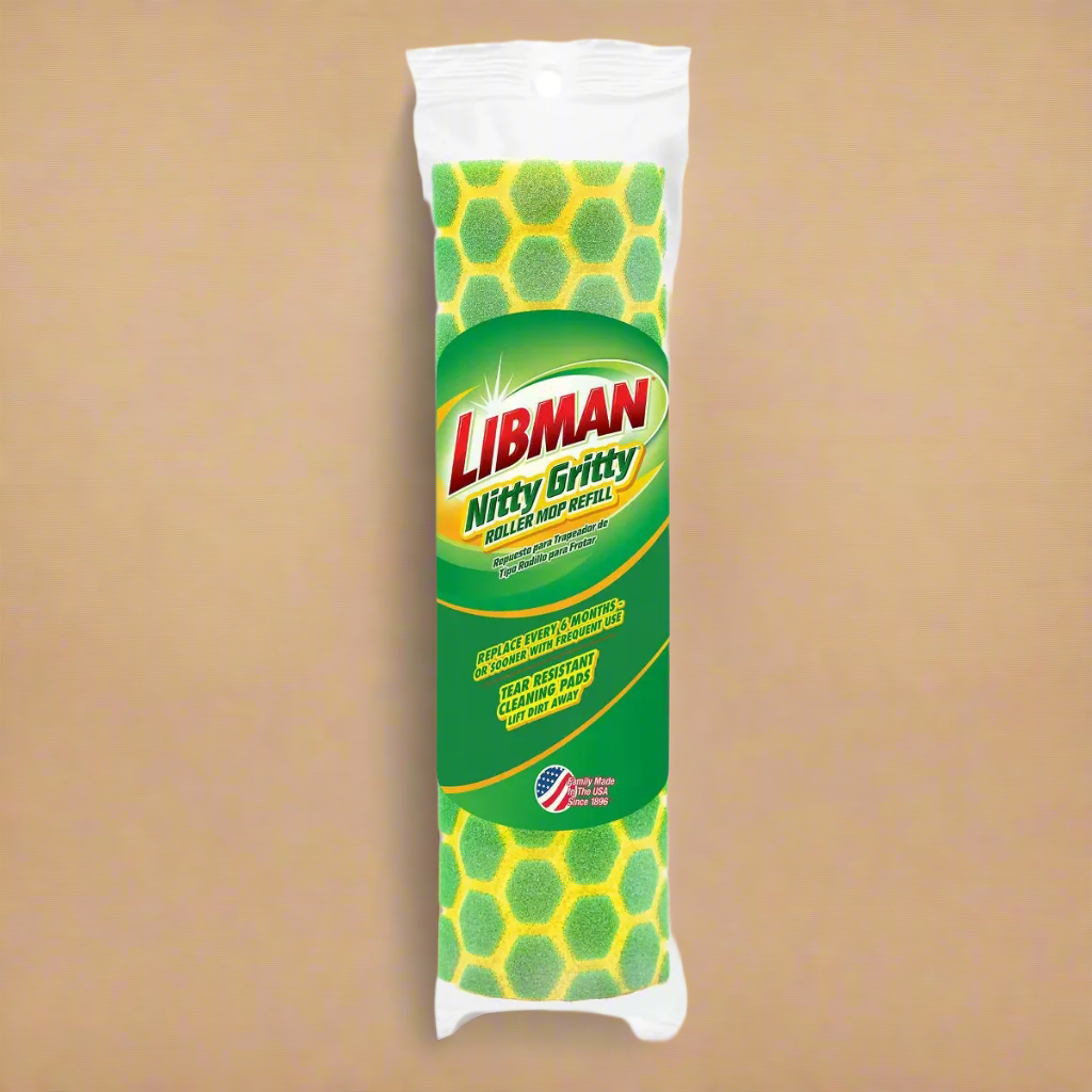 Libman Nitty Gritty Roller Mop Refill – Unscented
