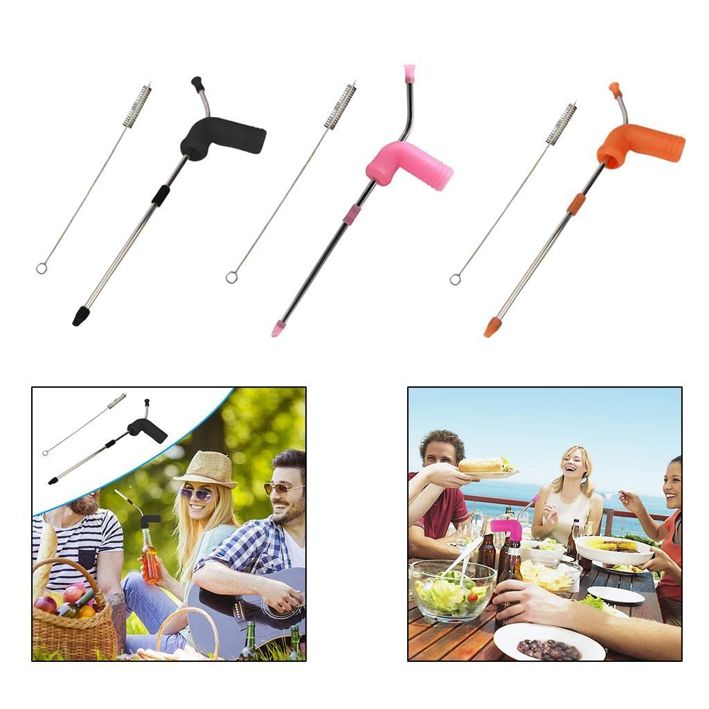 VMS INDIA Beer Snorkel – Party Drink Bong Funnel Bottle Straw Tool