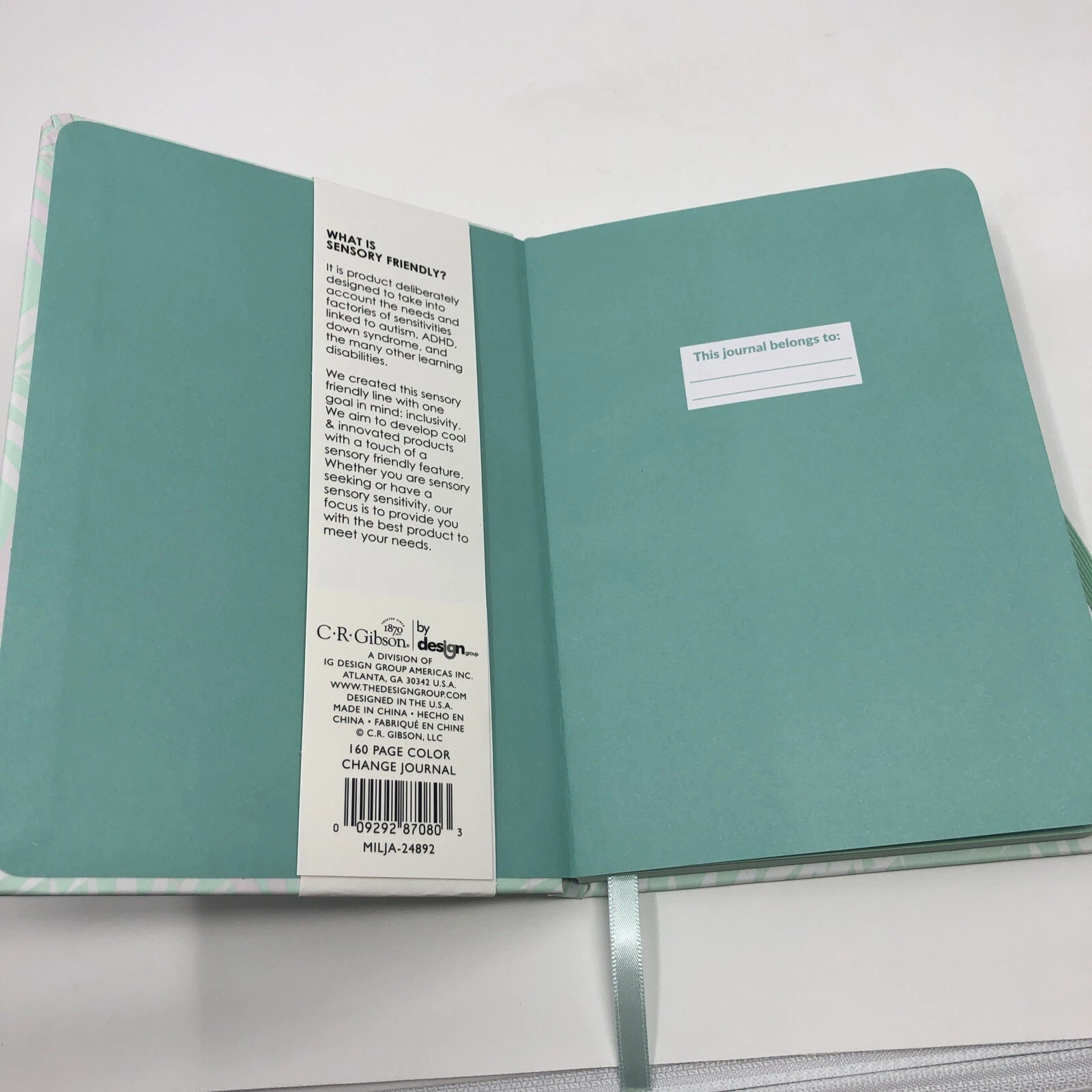 Sensory-Friendly Color Change Journal – 160 Pages, Sunlight Reactive Cover