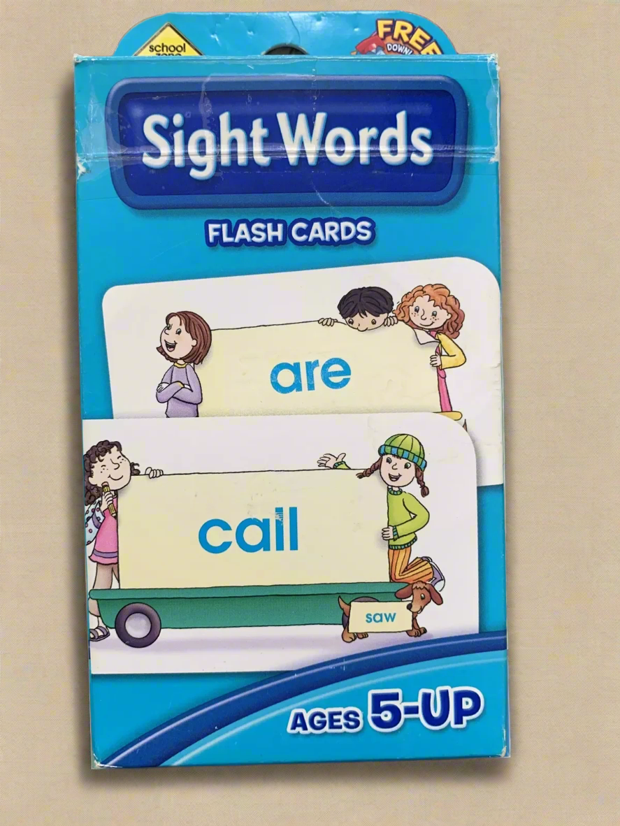 Sight Words Flash Cards Canadian Edition Learning Child Educational School Zone