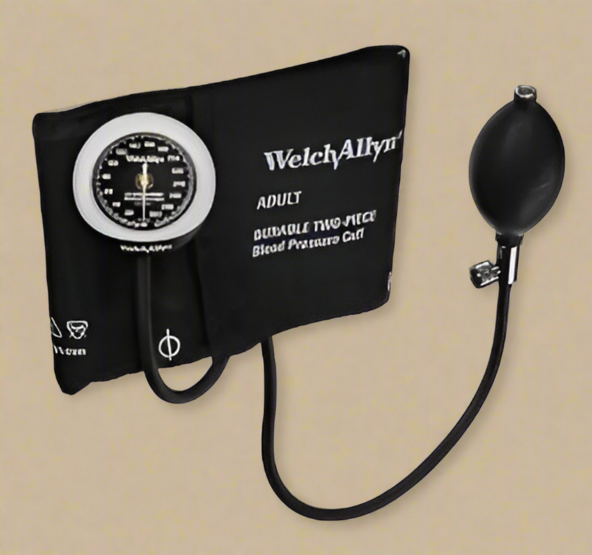 Welch Allyn DS45-11CB Durashock™ Aneroid Blood Pressure Gauge with Adult Cuff