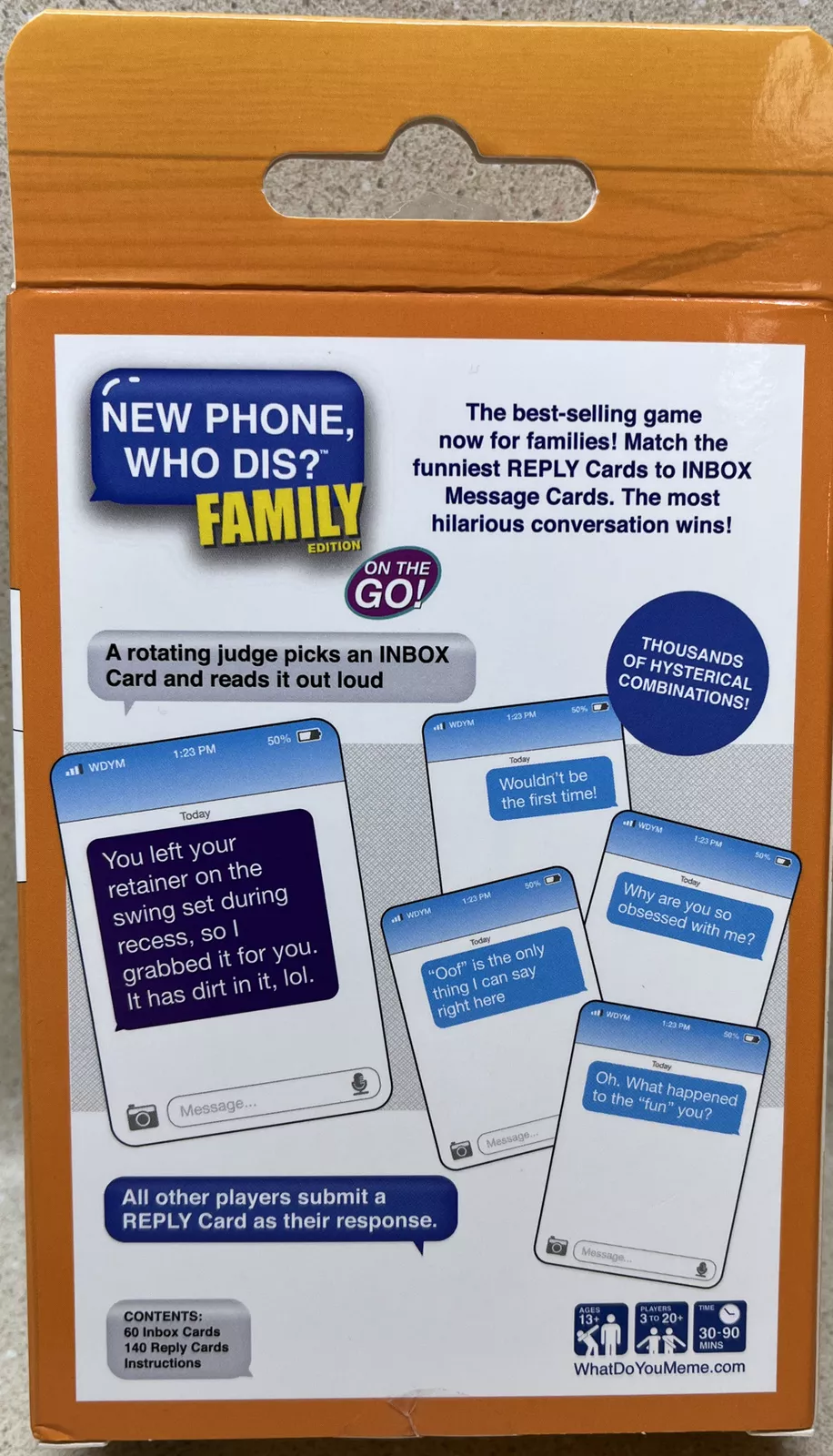 New Phone, Who Dis? Game Family Edition