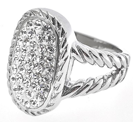 FASHION CZ Oval Ring
