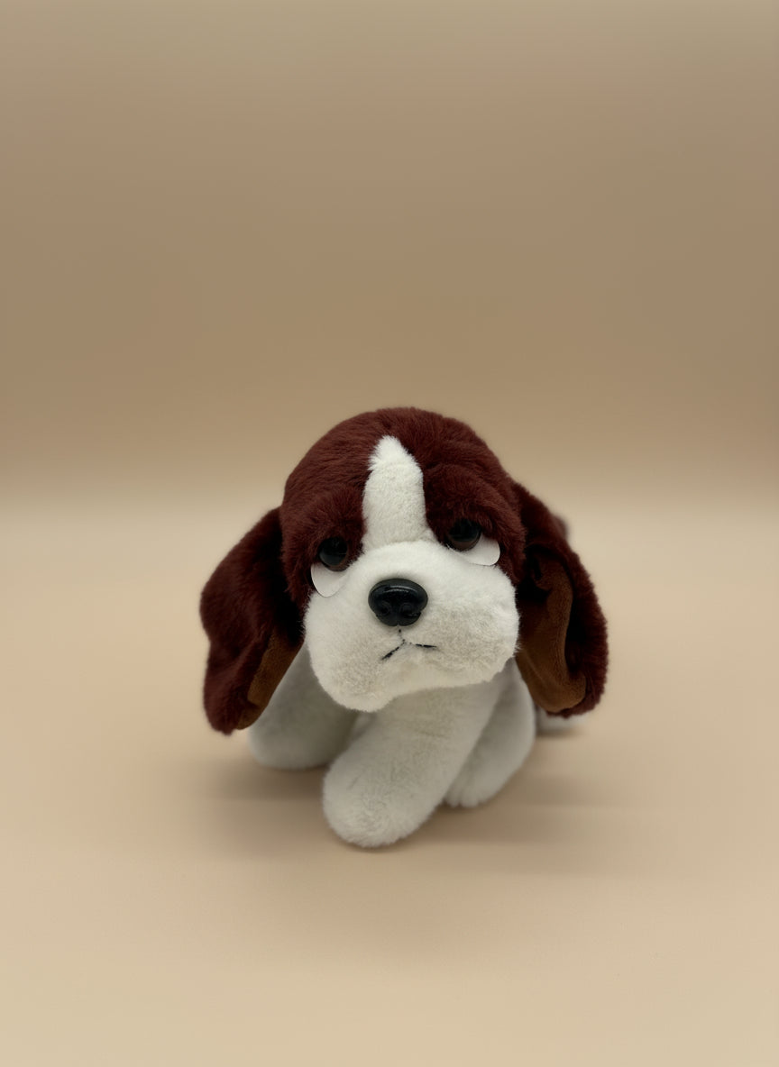 St. Bernard Small Plush Toy – Cute Puppy Stuffed Animal Doll