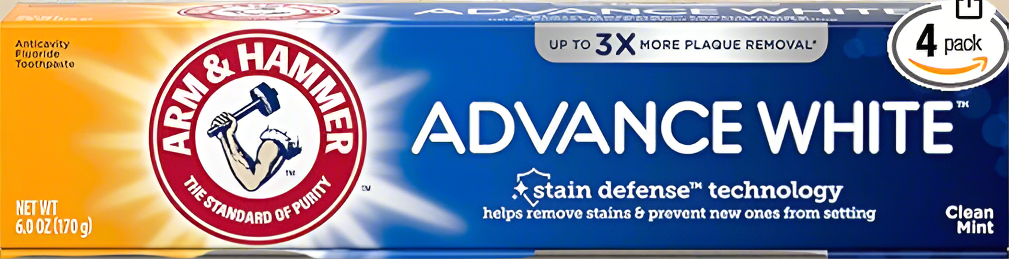 Arm & Hammer® Advance White™ Toothpaste – Clean Mint (6 oz)