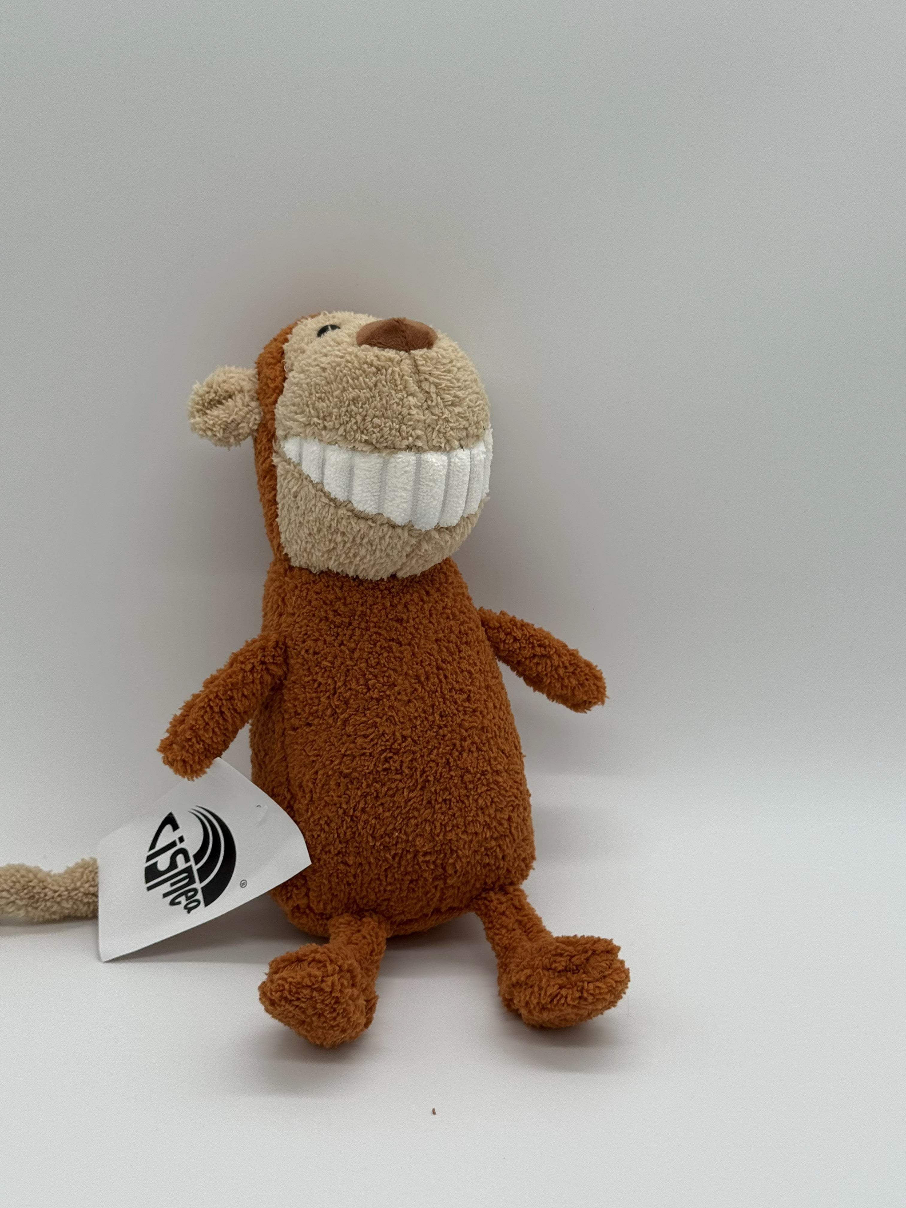 Soft Plush Smiling Monkey Stuffed Animal Toy – Medium Size (10" to 14")