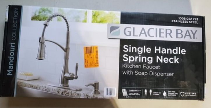 Glacier Bay Mandouri Spring Neck Kitchen Faucet
