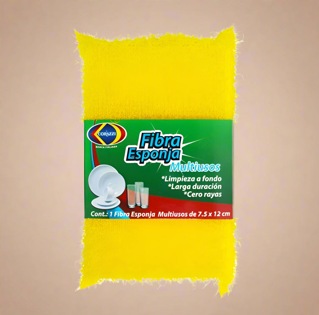Corazzi Multiuse Fibra Sponge – Scratch-Free Deep Cleaning