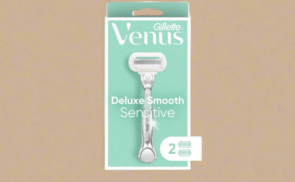 Venus Deluxe Smooth Sensitive Women’s Razor + 2 Blade Refills