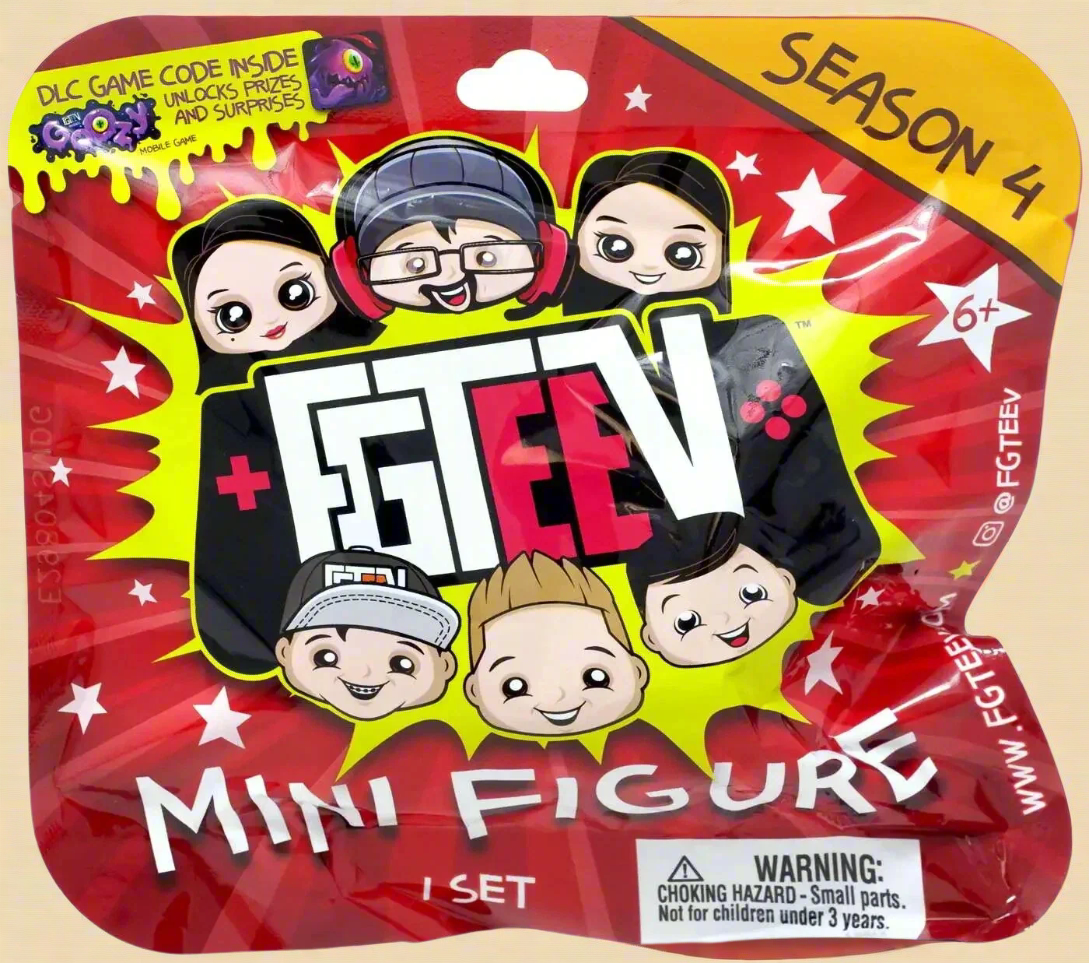 FGTeeV Season 4 Mini Vinyl Figure Blind Bag – 2.5" Mystery Pack