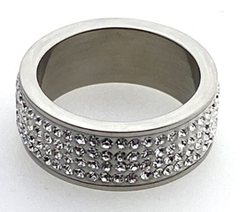 JEWELRY FASHION FULLY-STUDDED RING