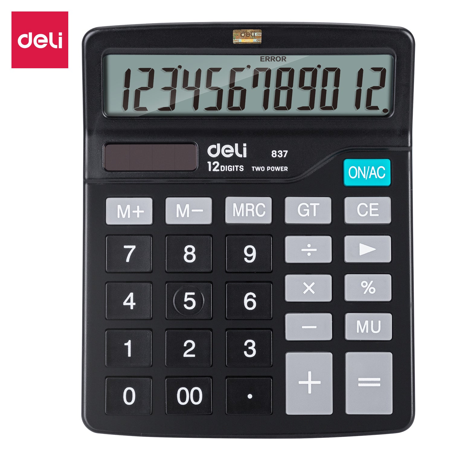 DELI 837ES Calculator – Black