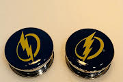 Tampa Bay Lightning Ear Plug 1" Stainless Steel