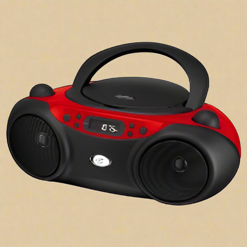 GPX CD/Radio Boombox – Portable Stereo Sound System