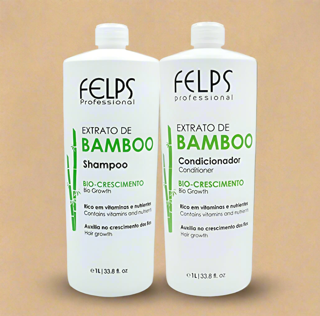 Felps Professional Bamboo Extract Bio-Growth Shampoo & Conditioner Kit – 2x1L (33.8 fl oz each)
