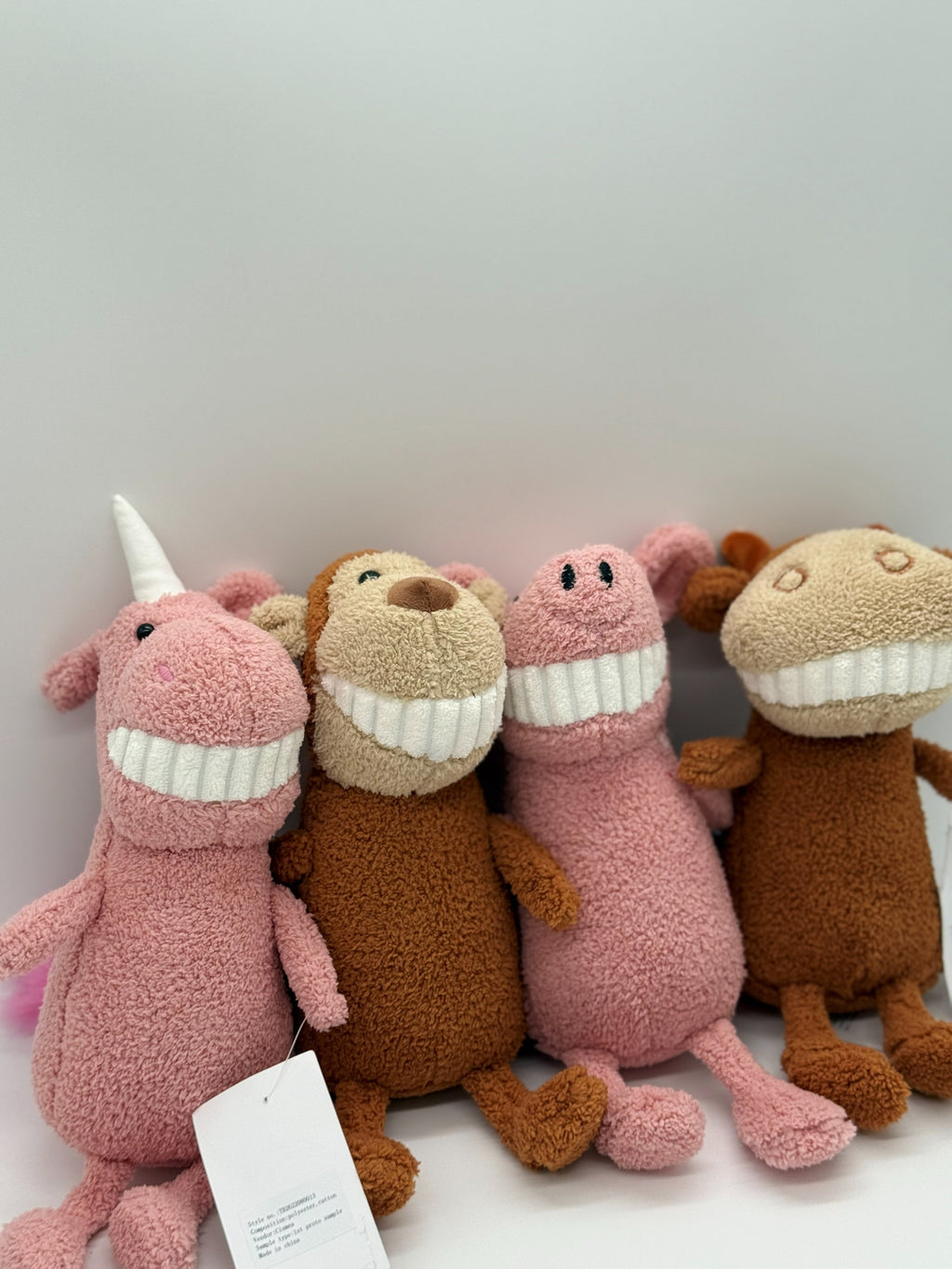 Soft Plush Smiling Pig Stuffed Animal Toy – Medium Size (10" to 14")