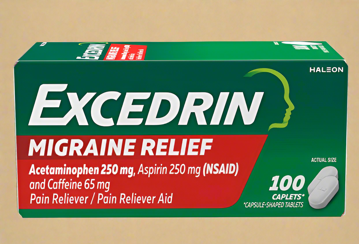 Excedrin® Migraine Relief Caplets – 100 Count