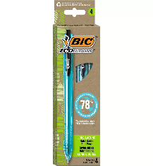 BIC Atlantis Original Retractable Ballpoint Pen (Black, 1.0mm) + BiC 4-Pack ECOlutions Retractable Ballpoint Pens