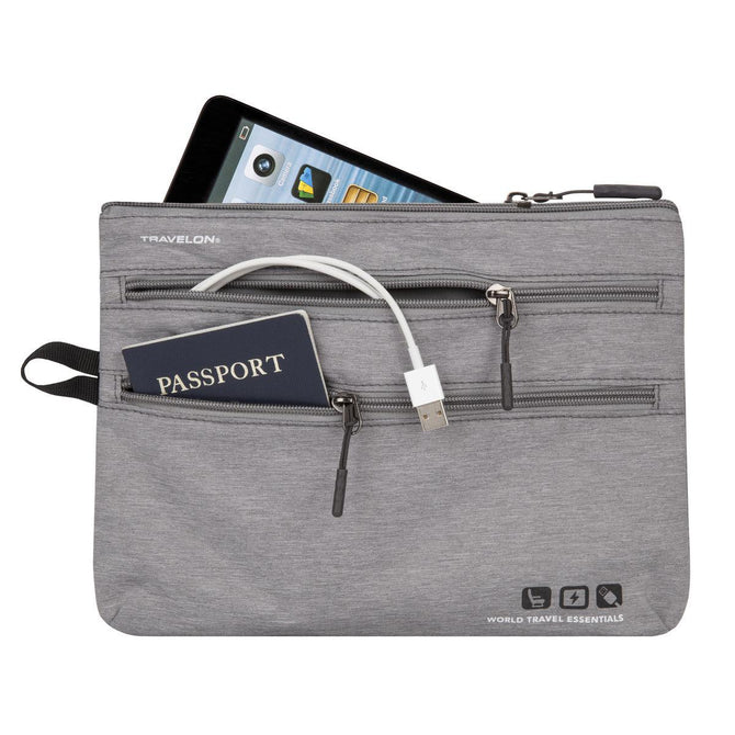 World Travel Essentials Seat Pack Organizer – Grey