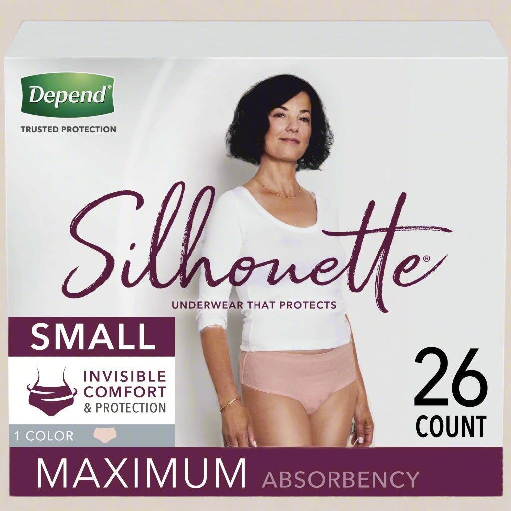 Depend® Silhouette Women's Incontinence Underwear – Small (26 ct)