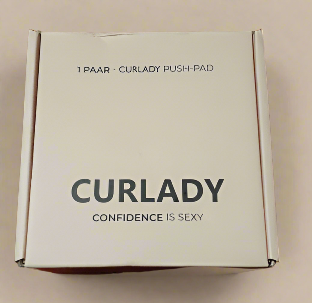 CURLADY Confidence Is SEXY Super Sticky Double-Sided Push-Pad – 1 Pair, Size B (New in Box)