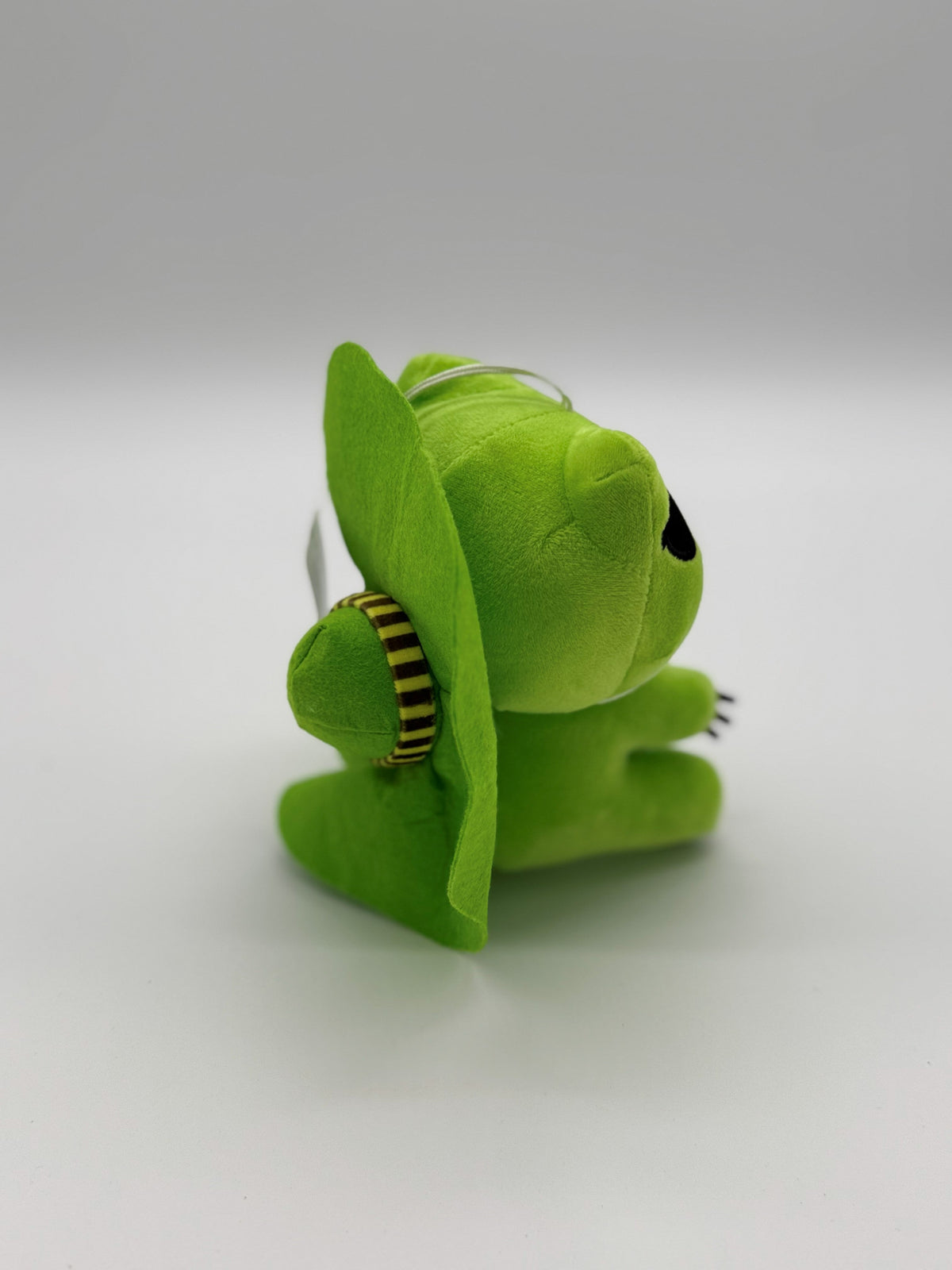 Small Green Frog Plush Toy with Hat – 8" to 9" Cute Stuffed Animal