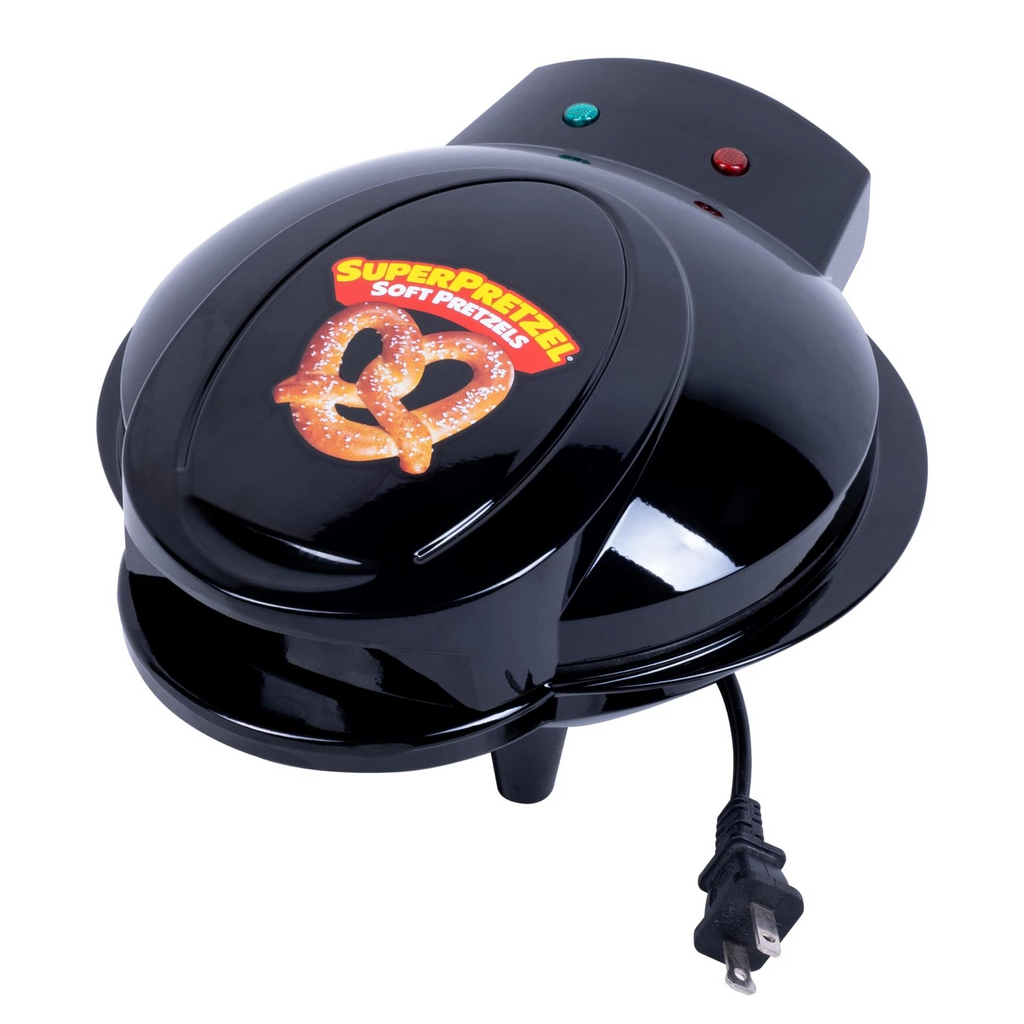 SUPERPRETZEL Soft Pretzel Maker with Built-In Cheese Melting Pot