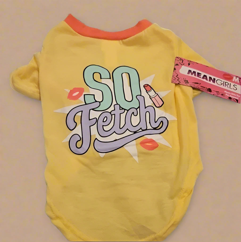 Mean Girls “So Fetch” Pet Tee – Medium