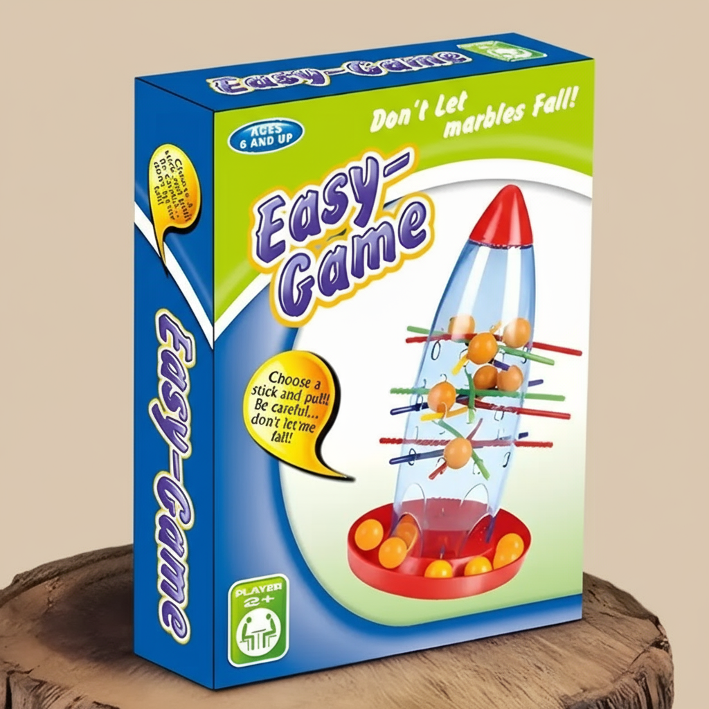 Rocket Drop Ball and Stick Family Game