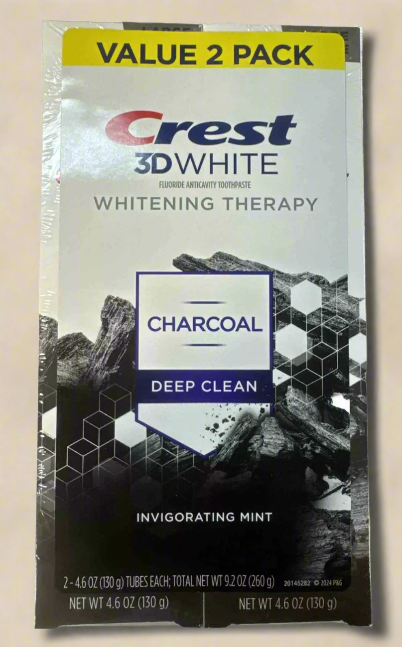 Crest 3D White Charcoal Deep Clean Whitening Toothpaste