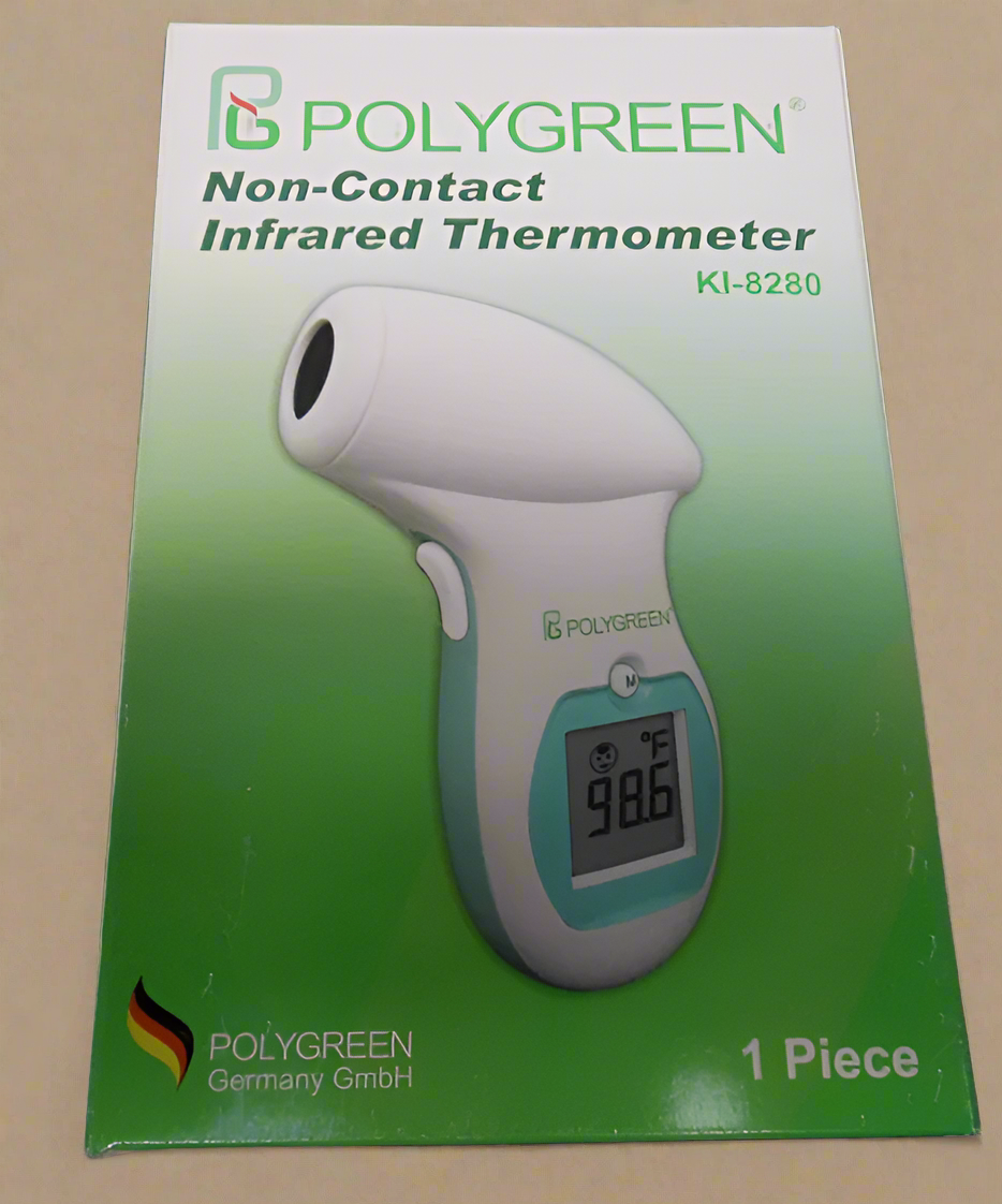 Polygreen Non-Contact Infrared Thermometer – KI-8280 (Germany Design)
