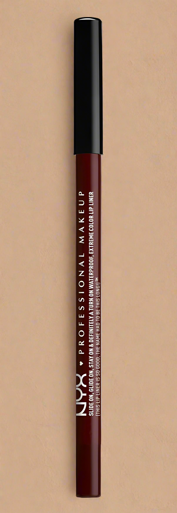 NYX Professional Makeup Slide On Waterproof Lip Pencil – Dark Soul (Deep Wine Red), 0.042 fl oz