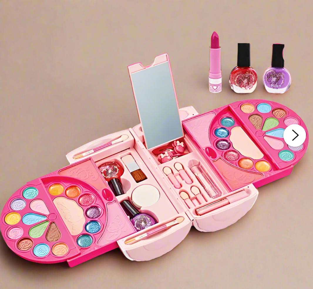 Worallymy Children's Princess Girls Cosmetics Makeup Toy Box Set