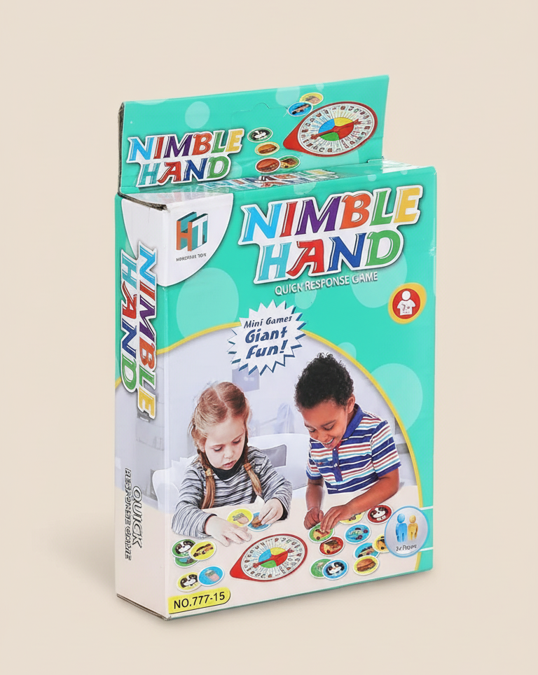 Nimble Hand Quick Response Game for Kids – Multi-Color