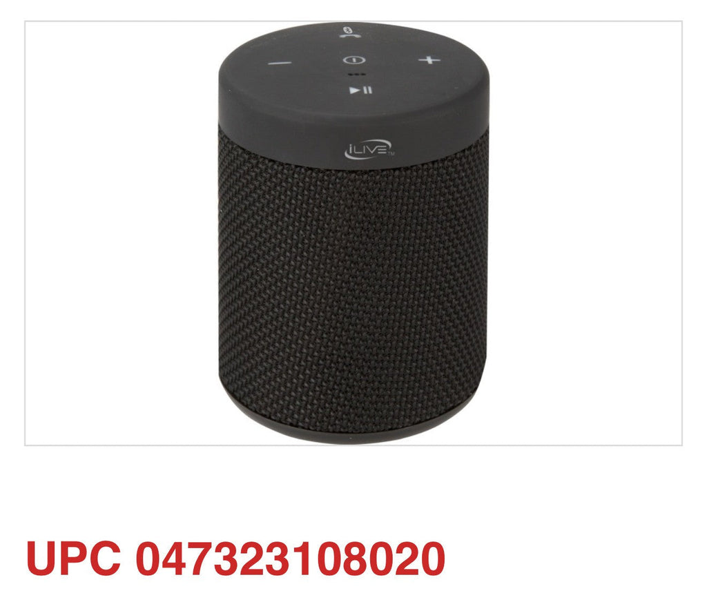 iLive ISBW108B Waterproof Fabric Wireless Speaker