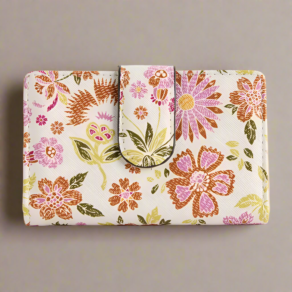 Abbey RFID-Blocking Floral Indexer Wallet