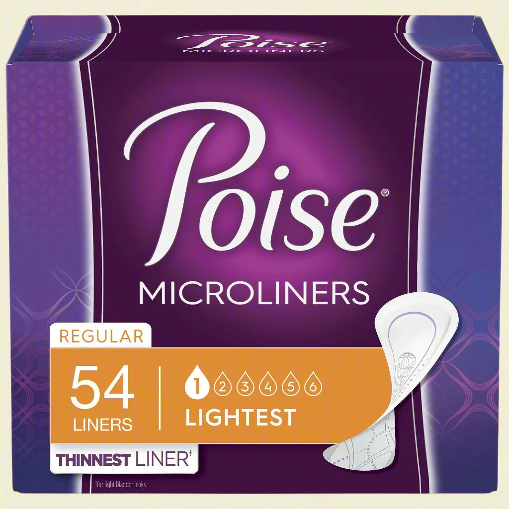 Poise Microliners – Lightest Absorbency, 54 Count